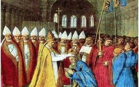 罗马教皇的地位，为什么在中世纪,罗马教皇有凌驾各国国王之上的权威