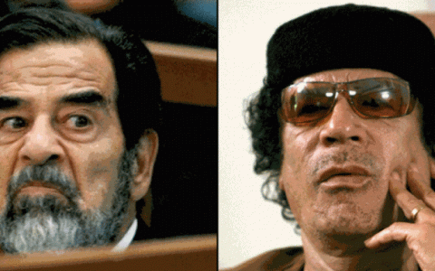 萨达姆 卡扎菲，为什么萨达姆和卡扎菲的命运如此相似呢