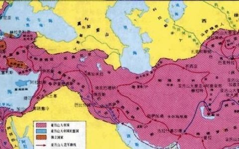 罗马帝国和亚历山大帝国的版图,世界地图演变古罗马帝国